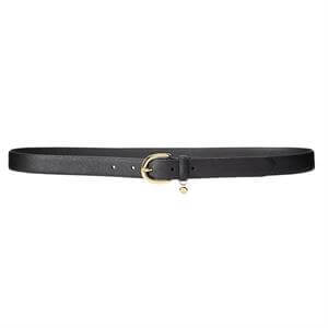 Lauren Ralph Lauren Charm Saffiano Leather Belt